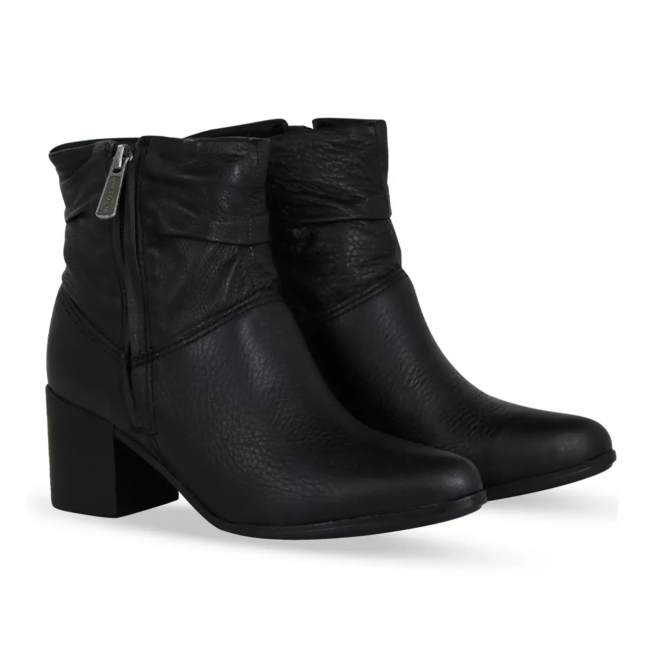 Bottero Bota 24-346907 Preto Couro -3- -1-